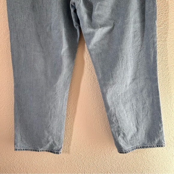 LOFT The Straight Jeans High Rise Light Wash Jeans Women Measures Size 32 - Picture 7 of 8